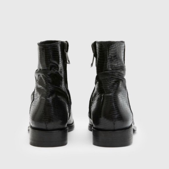 John Varvatos Morrison Eel skin sharpei boot size 8.5